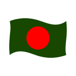 Bangladesh Flag ZigZag
